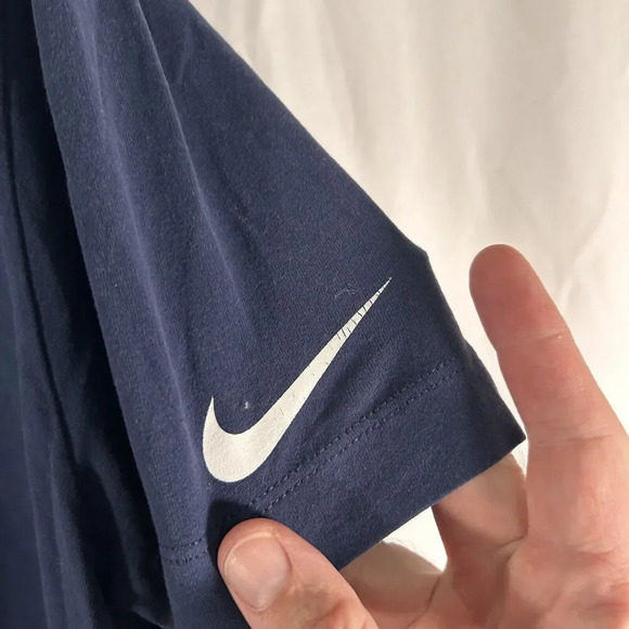 Dallas Cowboys Nike Shirt Men's Large Blue Short Sleeve Crew Neck Dri-Fit - Picture 7 of 10